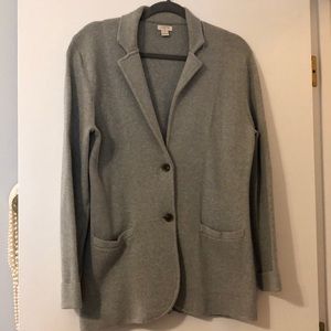 J.Crew Sweater Blazer Gray